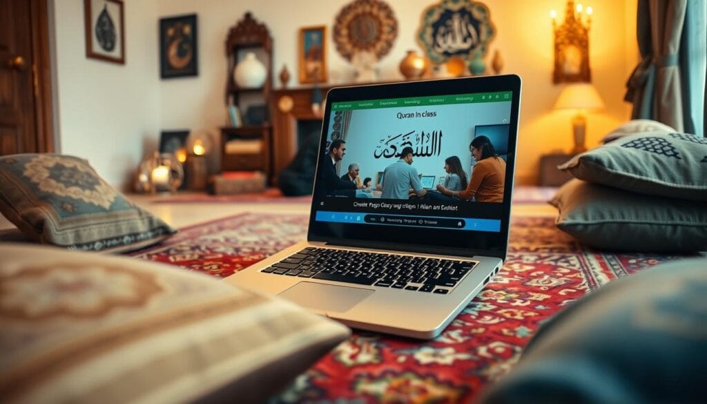 تعلم القرآن الكريم عبر الإنترنت