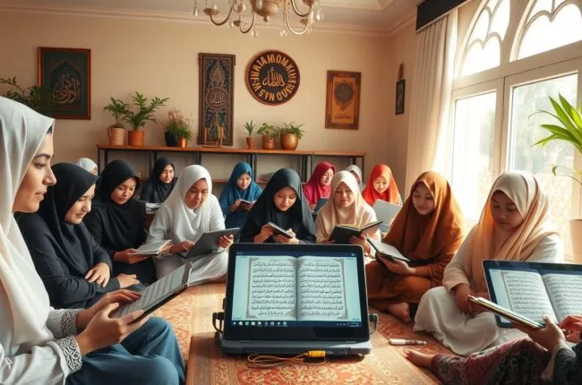 حلقات تحفيظ القرآن أون لاين للنساء